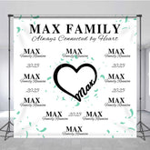 Aperturee - Aperturee Always Connected By Heart Family Reunion Backdrop